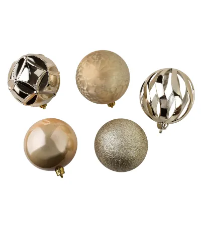 SANTA LILA Komplet 10 bombek 7,5cm