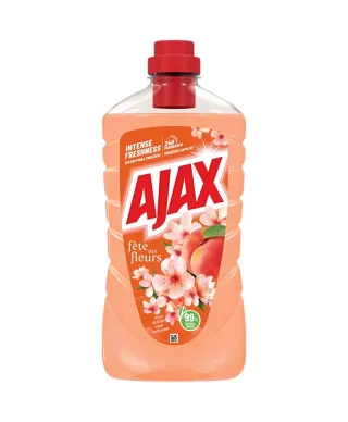 AJAX Płyn 1L do podłóg kwiat Brzoskwini