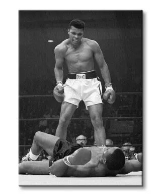 Obraz na płótnie - Muhammad Ali (Ali vs Liston Portrait Corbis)
