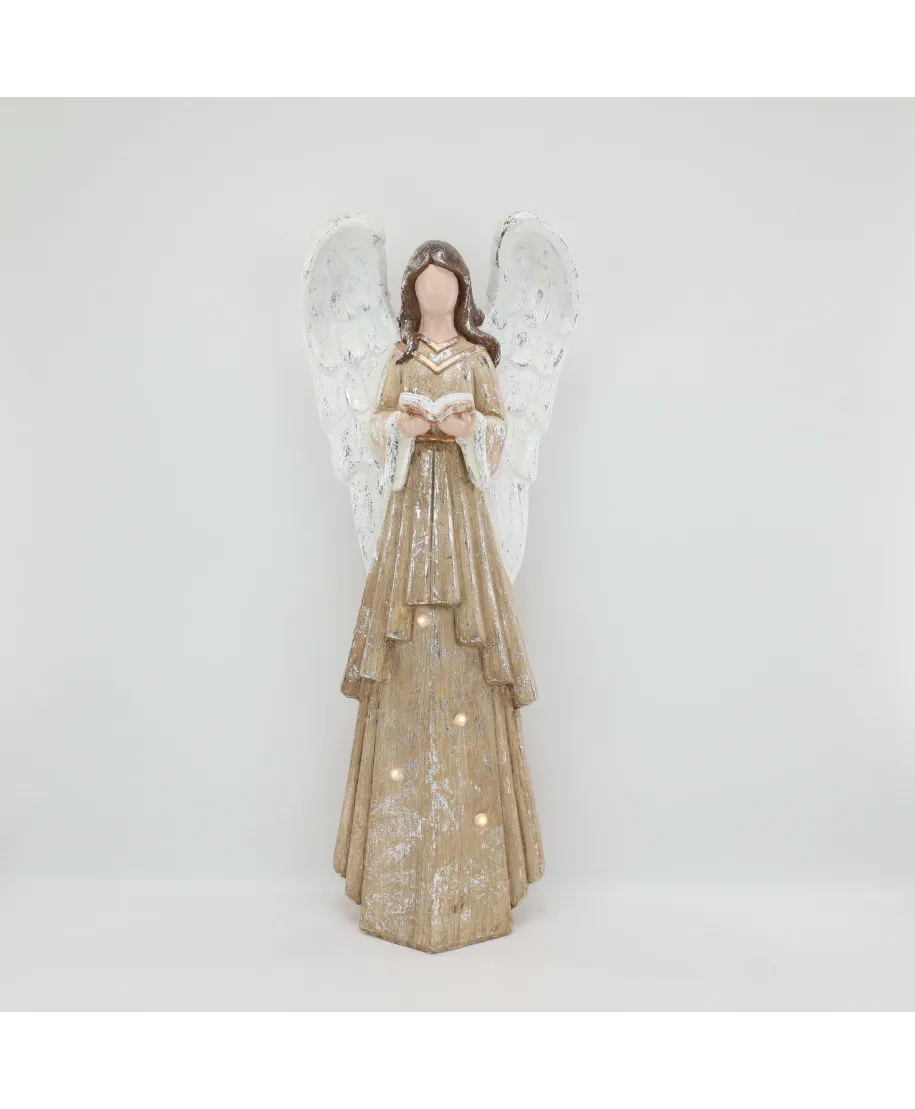 ANGEL Figurka LED 21,5x11,5x55cm