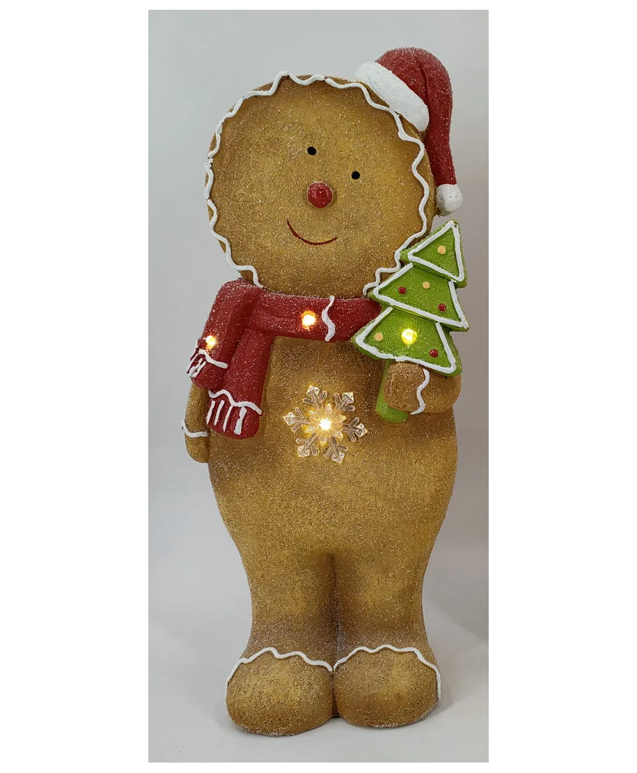 SANTA LILA Figura LED 19,5x13,5x43,5cmCIASTEK