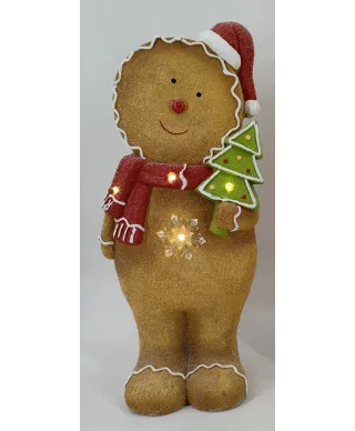 SANTA LILA Figura LED 19,5x13,5x43,5cmCIASTEK