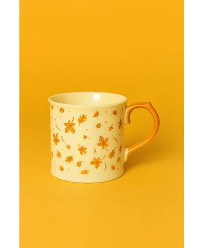 RADO Kubek jesienny 350ml 9x13,5x8,8cm liście