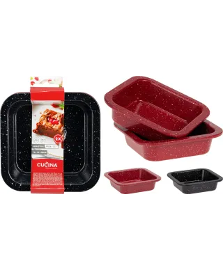 BLACHA DO PIECZENIA 12X12CM KPL2