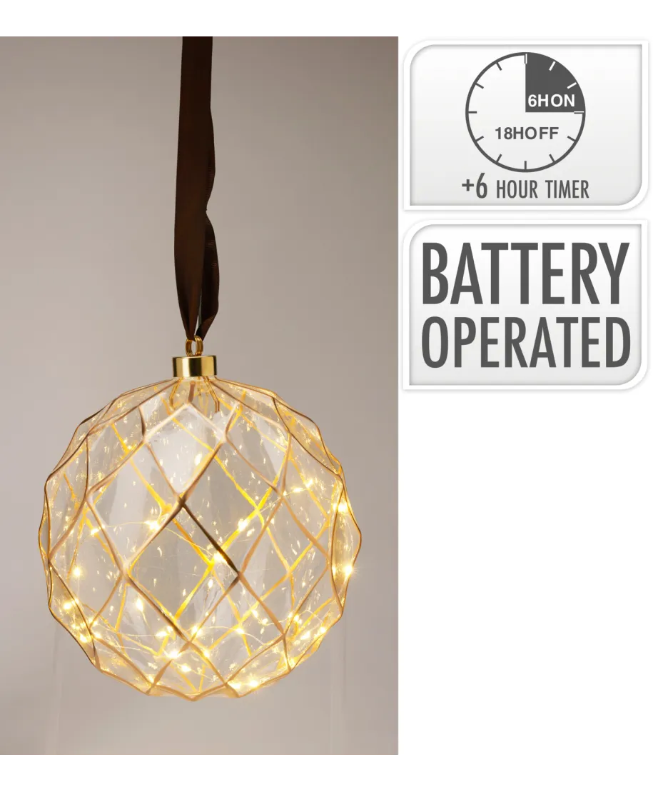 BOMBKA WISZĄCA LED 20CM BOMBKA WISZĄCA LED 20CM