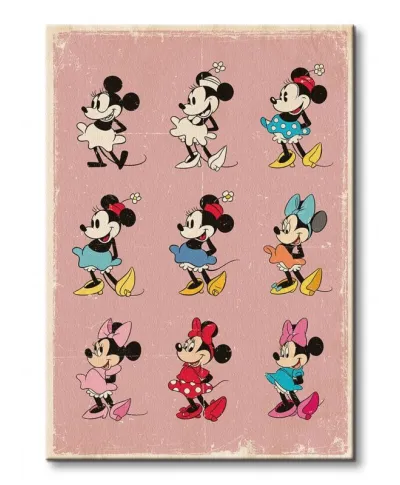 Obraz na płótnie - Minnie Mouse (Evolution)