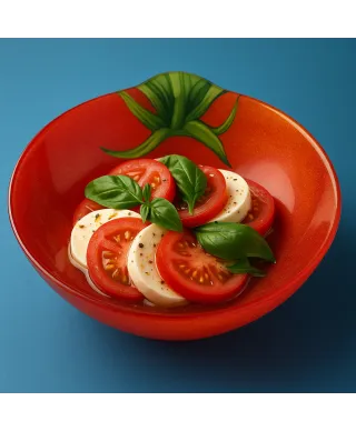 ARIA FRESH Miska pomidor 20,5x22xh4cm