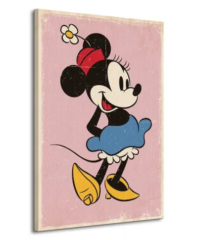 Obraz na płótnie - Minnie Mouse (Retro)