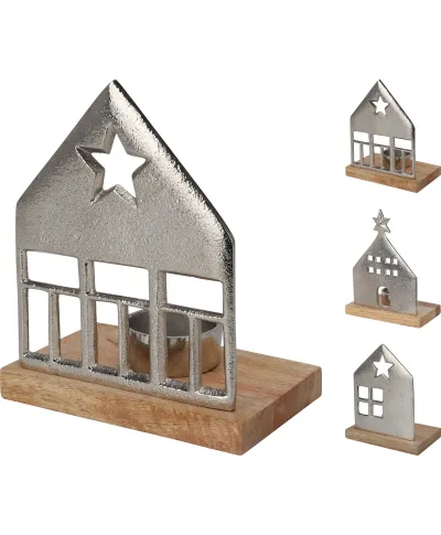 ŚWIECZNIK DOM NA PODGRZEWACZE 13X8CM