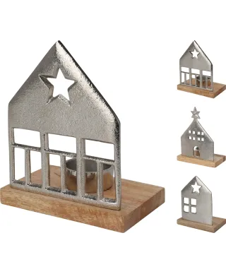 ŚWIECZNIK DOM NA PODGRZEWACZE 13X8CM