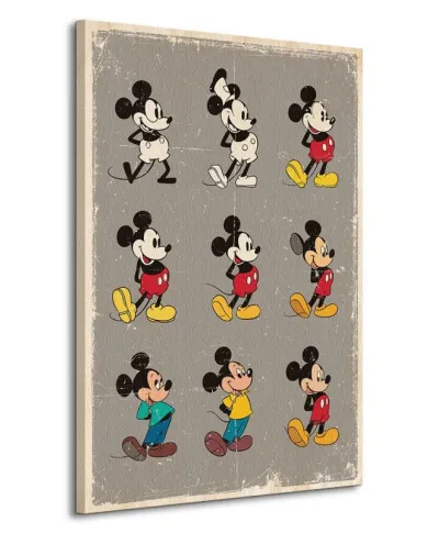 Obraz na płótnie - Mickey Mouse (Evolution)