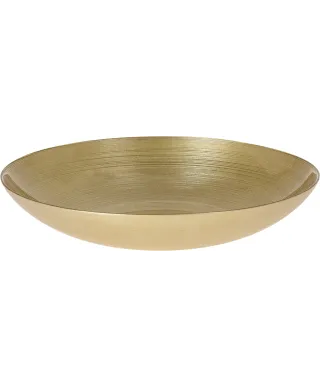 MISKA SZKLANA ŚREDNICA 30CM ZŁOTA KOLOR