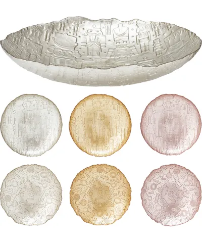 MISKA SZKLANA ŚREDNICA 30CM 6 RODZAJI XM