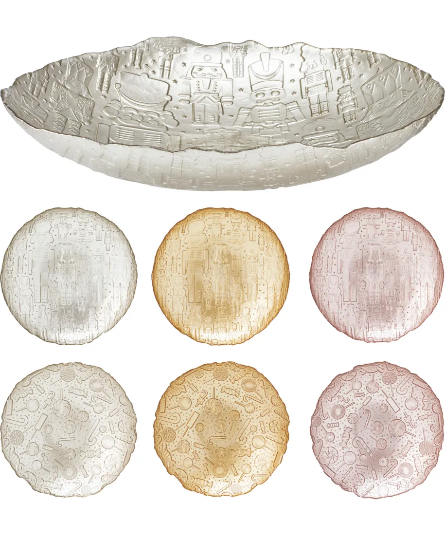 MISKA SZKLANA ŚREDNICA 30CM 6 RODZAJI XM