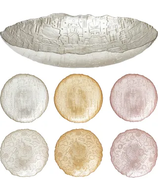 MISKA SZKLANA ŚREDNICA 30CM 6 RODZAJI XM