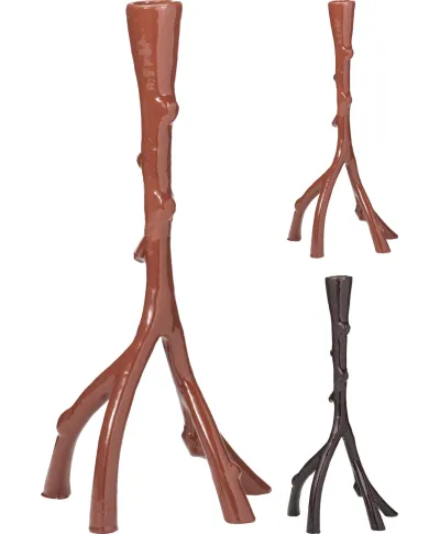 ŚWIECZNIK 31CM 2 RODZAJE KOLOR