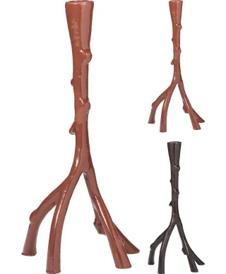 ŚWIECZNIK 31CM 2 RODZAJE KOLOR