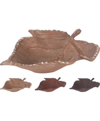 TALERZ DEKORACYJNY LIŚĆ 22X18CM 3 RODZAJ