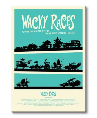 Obraz do salonu - Wacky Races