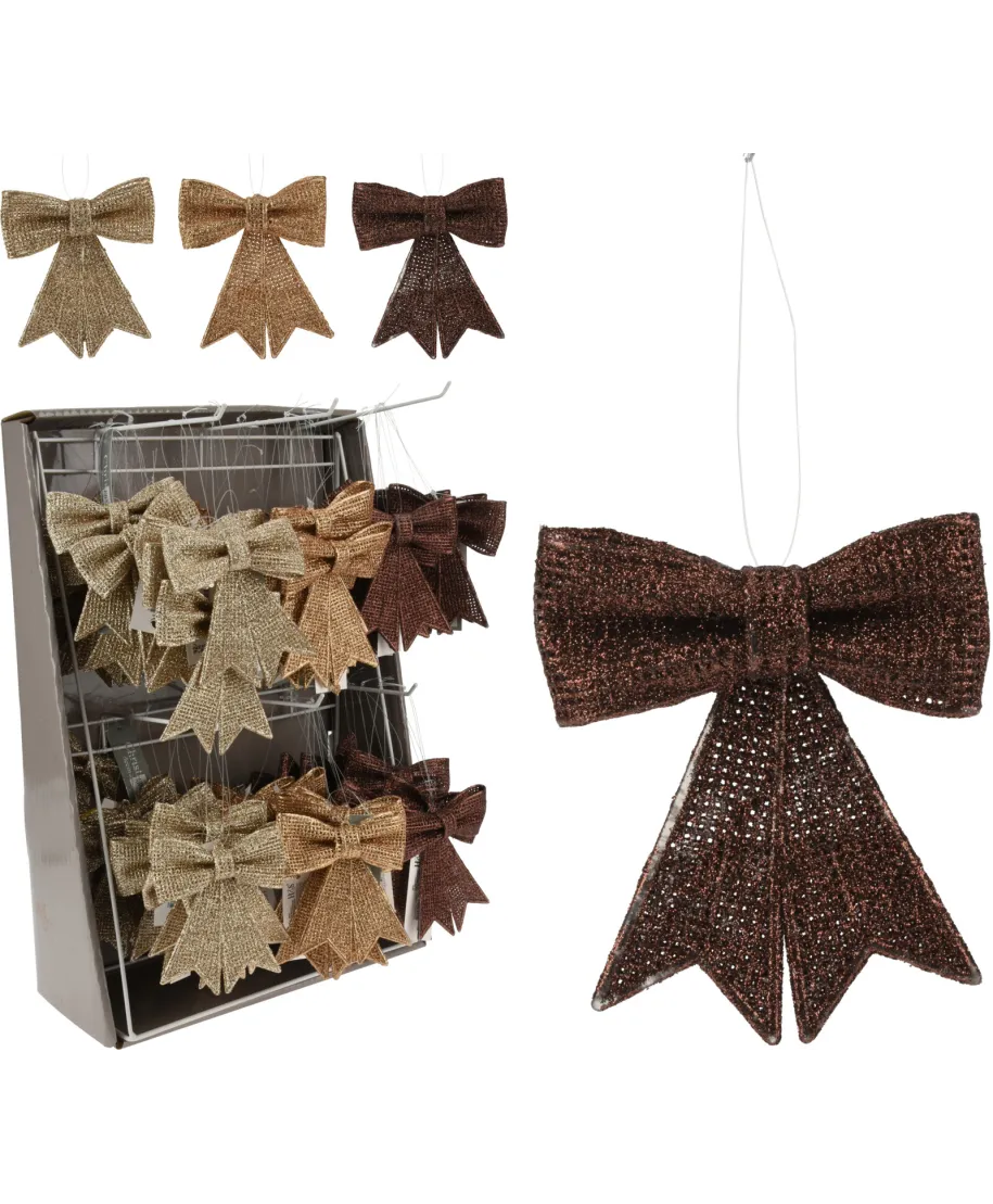 KOKARDA DEKORACYJNA BROKAT 9CM