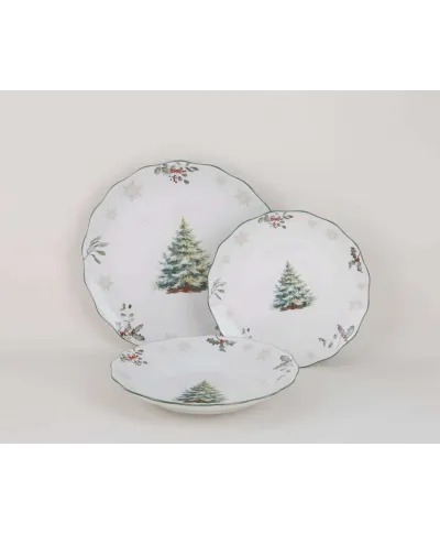 SANTA LILA Komplet 3 talerzy 26,3/20,5/22,5cm