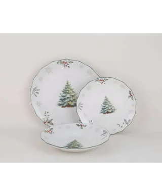 SANTA LILA Komplet 3 talerzy 26,3/20,5/22,5cm