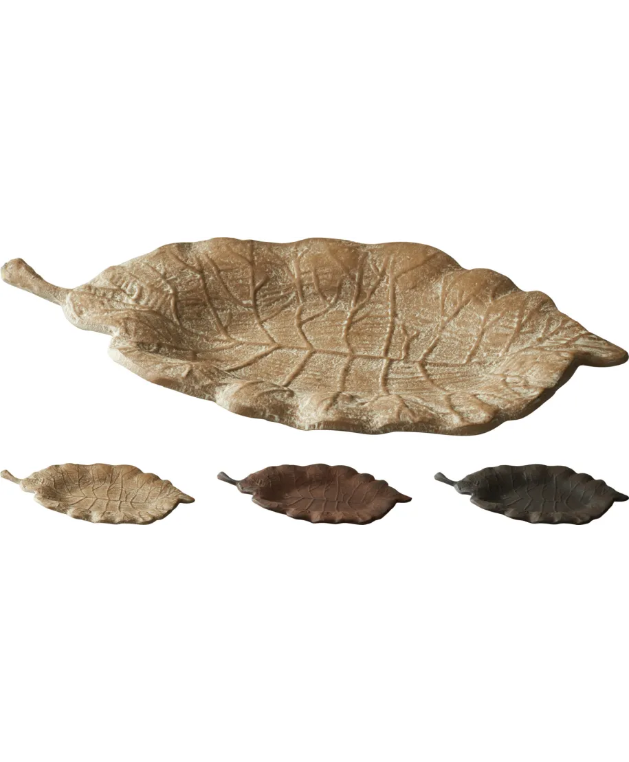 TALERZ DEKORACYJNY LIŚĆ 35,5X21CM