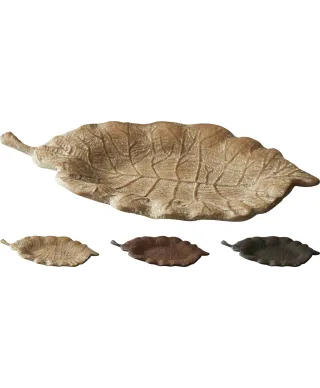 TALERZ DEKORACYJNY LIŚĆ 35,5X21CM