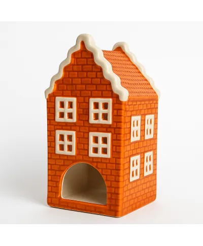 HYTTE Domek ceramiczny 7,5x7,5x14,5cm