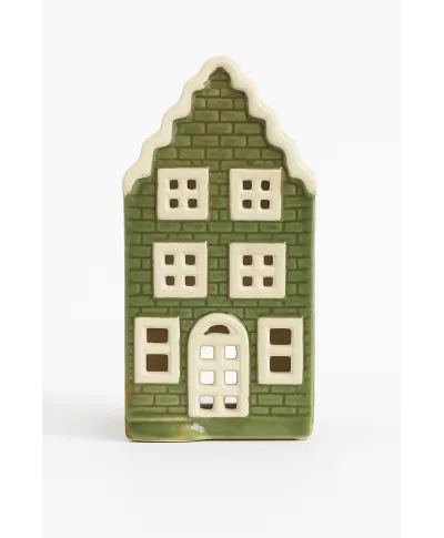 HYTTE Domek ceramiczny LED 5,6x5,2x11cm