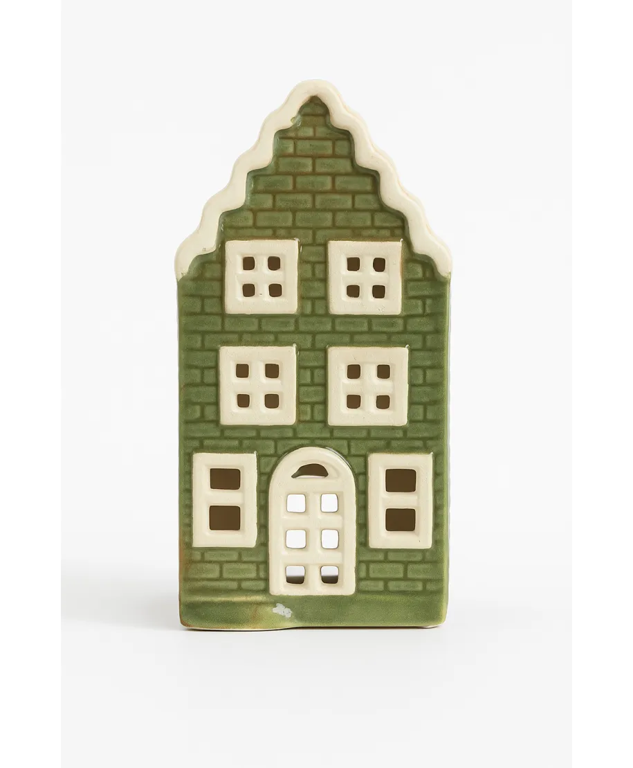 HYTTE Domek ceramiczny LED 5,6x5,2x11cm