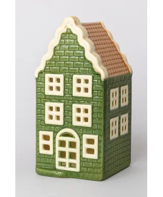 HYTTE Domek ceramiczny LED 5,6x5,2x11cm