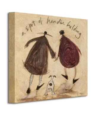 Obraz do salonu - A Spot of Handie Holding