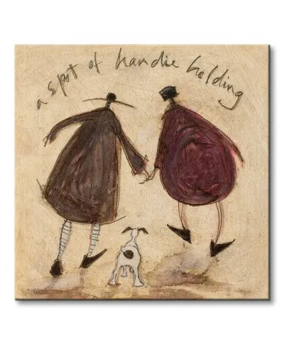 Obraz do salonu - A Spot of Handie Holding