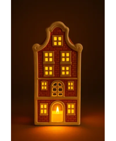 HYTTE Domek ceramiczny 8,5x7,5x16,3cm