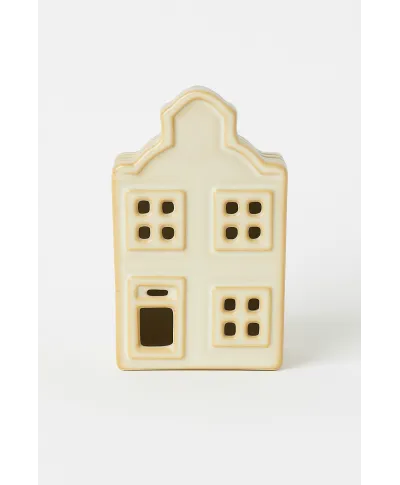 HYTTE Domek ceramiczny LED 5,7x5,5x8,6cm