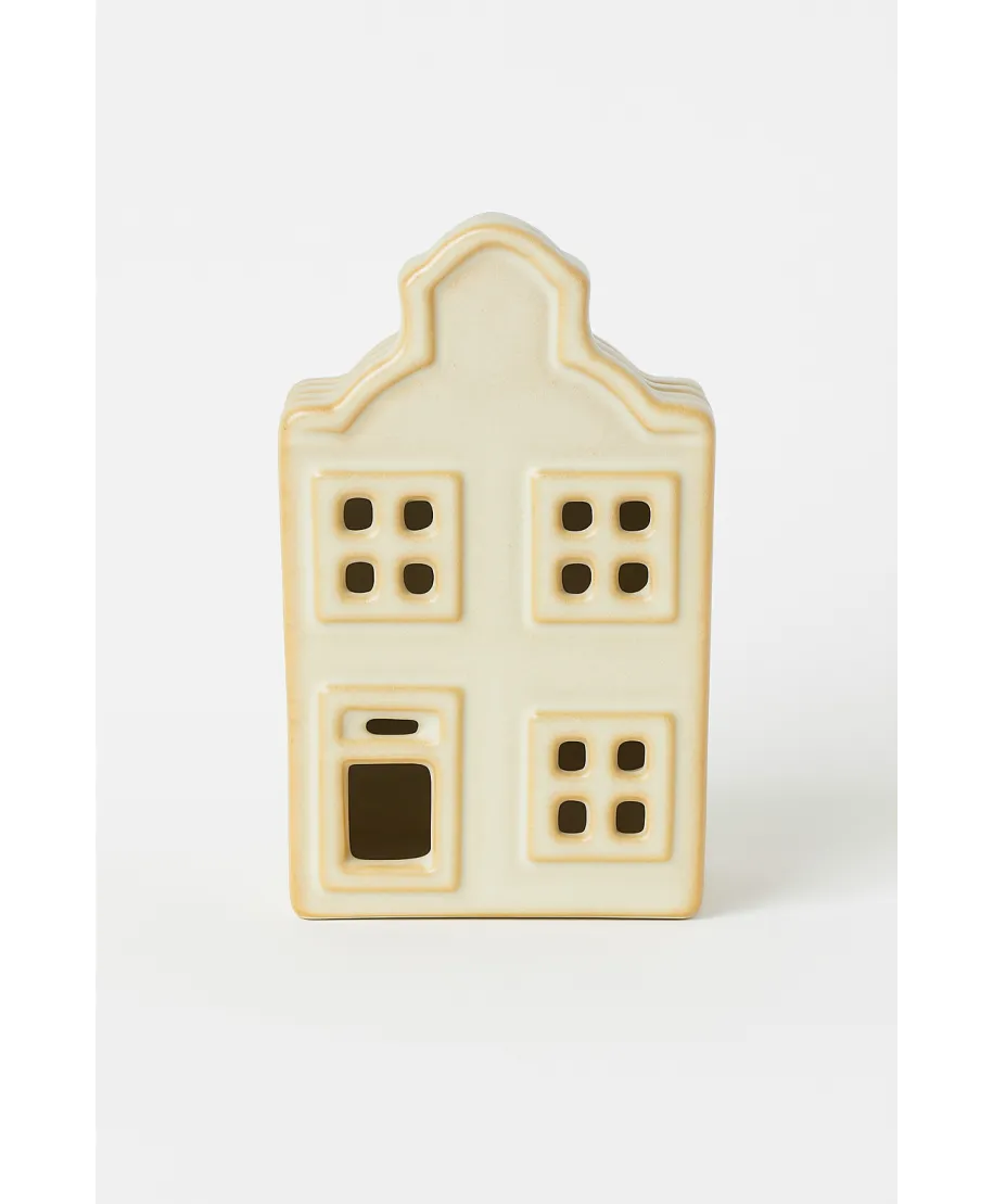 HYTTE Domek ceramiczny LED 5,7x5,5x8,6cm