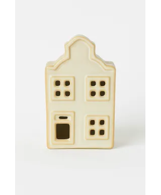 HYTTE Domek ceramiczny LED 5,7x5,5x8,6cm