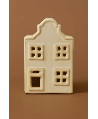 HYTTE Domek ceramiczny LED 5,7x5,5x8,6cm