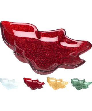 TALERZ SZKLANY W KSZTAŁCIE CHOINKI 4 KOL