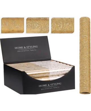 TKANINA OZDOBNA 500X30CM 3 RODZAJE