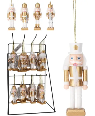 ZAWIESZKA DZIADEK DO ORZECHÓW 10CM 4 ROD