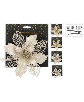 KWIAT NA KLIPIE BROKATOWE 4 RODZAJE