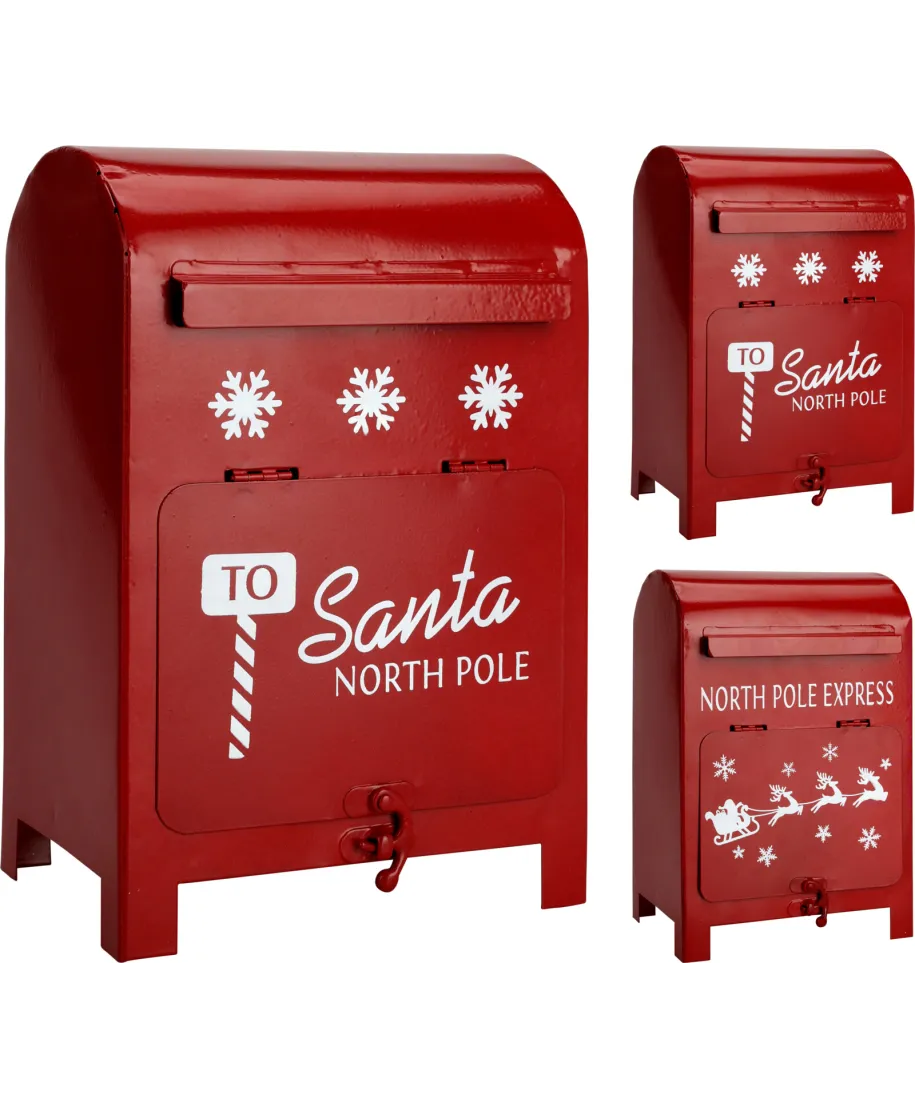 SKRZYNKA POCZTOWA 2 RODZAJE CZERWONA