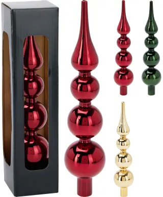 CZUBEK CHOINKOWY 28CM 3 RODZAJE