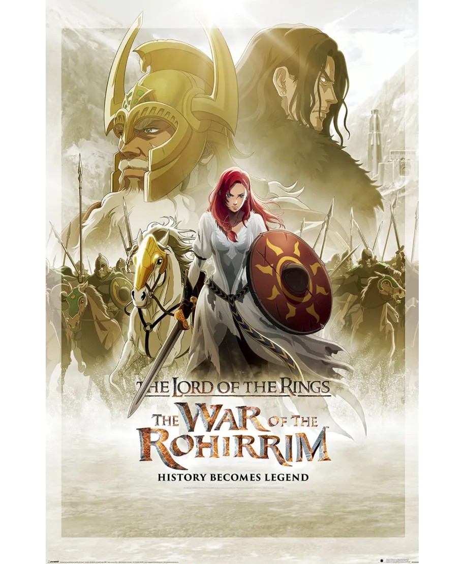 Władca pierścieni Wojna Rohirrimów - plakat