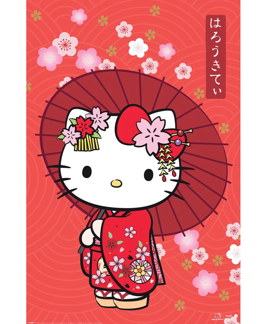 Hello Kitty Japanese Style - plakat