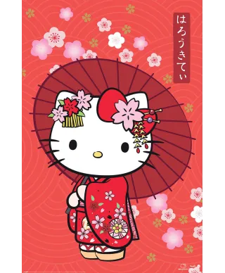 Hello Kitty Japanese Style - plakat