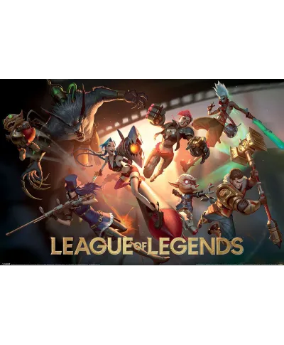 League Of Legends Riot - plakat