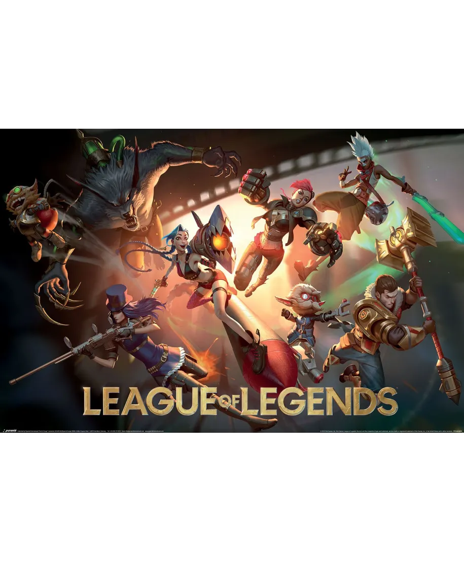 League Of Legends Riot - plakat